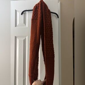 Rust Knit Scarf
